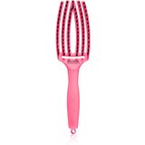 Olivia Garden Fingerbrush L´amour ravna krtača za lase Hot Pink Cene