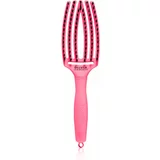 Olivia Garden Fingerbrush L´amour ravna krtača za lase Hot Pink