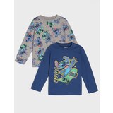 Sinsay Paket od 2 majica s dugim rukavima Stitch | shoptok.hr