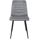 XORA stol, kovina, tekstil črna, temno siva | Shoptok.si