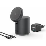Anker MagGo brezžični magsafe dvostopenjski polnilec z naklonom črn | Shoptok.si