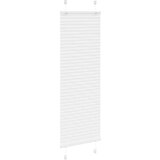 vidaXL Plisirana roleta bijela 40x100 cm širina tkanine 39,4 cm | shoptok.hr