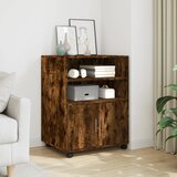 vidaXL Pokretni ormarić boja hrasta 60x48x81 cm konstruirano drvo | shoptok.hr