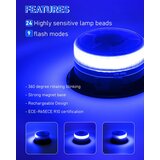 DINFU modra LED opozorilna rotacijska luč z daljinskim upravljanjem | Shoptok.si