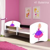  Dječji krevet ACMA s motivom, bočna wenge 180x80 cm 41 Balerina | shoptok.hr