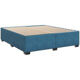  Boxspring krevet s madracem Tamno plava 180 x 200 cm Baršun | shoptok.hr