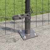 Euro Ograđivanje s Betonskom Bazom 25 x 1,2 m Siva Mreža | shoptok.hr