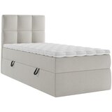 MID.YOU POSTELJA Z VZMETNICO 90 cm x 200 cm , les, tekstil, leseni material krem barve | Shoptok.si