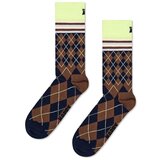 Happy Socks Dokolenke MIXED ARGYLE SOCK Kostanjeva cene