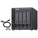 Qnap NAS 4 ladica RAID jedinica za proširenje, za NAS i PC, 1xUSB3.2 (Type-C), Desktop, TR-004 | shoptok.hr