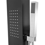 PANEL Sustav za Tuširanje Aluminijski Mat Crni | shoptok.hr