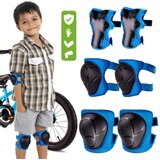  Štitnici za koljena, laktove i zapešća HEART BIKE – SUN BABY, za role i romobil, veličina L, plavi | shoptok.hr