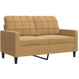 vidaXL Dvosjed smeđi 120 cm baršunasti Cijene