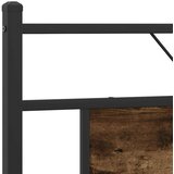  Metalni okvir kreveta bez madraca boja hrasta 183x213 cm | shoptok.hr