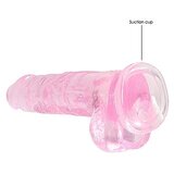 REALROCK Dildo Crystal Clear Pink 8 | Shoptok.si