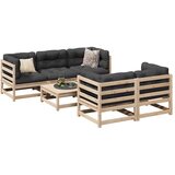 vidaXL 6-dijelni set vrtnih sofa od masivne borovine | shoptok.hr