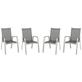 Acamp Stol Urban, 4 Delni Set, Siva | Shoptok.si