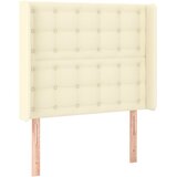  box spring s madracem LED krem 80x200 cm od umjetne kože | shoptok.hr