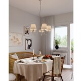  ByRydens 4202720-6510 - Visilica na sajli LYNF 5xE14/8W/230V hrom/bela | Eponuda.com