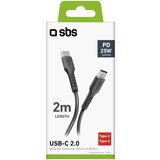 Sbs USB-C - USB-C kabel 2m crno Podaci i | shoptok.hr