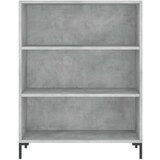  Visoka komoda siva betona 69 5x34x180 cm od konstruiranog drva | shoptok.hr