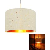 Nettlife bela kovinska viseča svetilka premera 38 cm E27 38CM moderna s senčilom iz blaga, dizajn zvezdnatega neba za spalnico dnevno sobo, (22123039) Cene