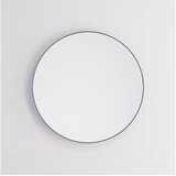  Ogledalo za kupatilo BORGSTED, prečnik 60 cm, crno Cene