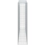  Lučne gabionske košare 6 kom 400x50x220/240cm pocinčano željezo | shoptok.hr