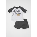 Defacto baby Boy Printed Short Sleeve T-Shirt Shorts 2-Piece Set Cene