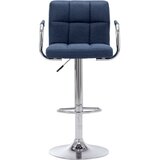 Barska stolica od tkanine plava | shoptok.hr