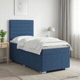  Boxspring krevet s madracem Plava 100 x 200 cm Tkanina | shoptok.hr