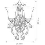 Elstead Lighting STENSKA SVETILKA Sonomavalley 220-240 V E27 | Shoptok.si