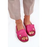 Zazoo Leather Elegant Ballerinas With Open Toes | Shoptok.si