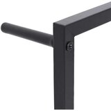 vidaXL Stojalo za brisače črno 60x10x116 cm jeklo | Shoptok.si