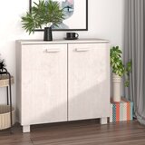  Komoda HAMAR bijela 85 x 35 x 80 cm od masivne borovine | Eponuda.ba