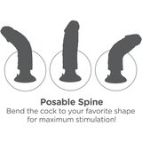 Pipedream King Cock 7" Vibrating Cock with Balls 18cm | Shoptok.si