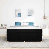  Krevetna konstrukcija Crna 180 x 200 cm tkanina | shoptok.hr