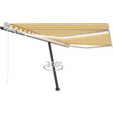 Tenda Avtomatska tenda LED + senzor 400x300 cm rumena/bela Cene