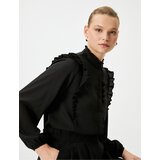 Koton Chiffon Shirt Balloon Sleeve Frilly Buttoned Regular Fit | shoptok.hr