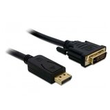 Delock DisplayPort / DVI adapterski kabel DisplayPort utikač, DVI-D 24+1-polni utikač 2.00 m crna 82591 DisplayPort kabel Cijene