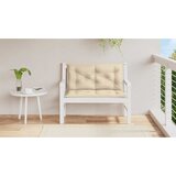 Jastuk za vrtnu klupu bež 100 x (50 + 50) x 7 cm tkanina Oxford | Eponuda.com