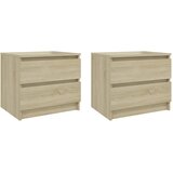  Noćni ormarići 2 kom boja hrasta sonome 50x39x43,5 cm drveni | Eponuda.com