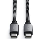 Satechi USB-C to USB-C 100W Braided Charging 2m Cable - Grey(ST-TCC2MM) | ePonuda.com