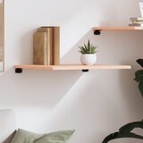  Zidna polica 60 x 60 x 2 cm od neobrađene masivne hrastovine | Eponuda.com