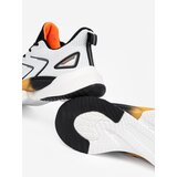 VICO Black and white sneakers with orange element | Shoptok.si