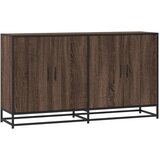 Maison Chic Komoda - Predalnik rjav hrast 134x35x76 cm inženirski les, (21717216) Cene