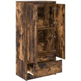Ormarić s ladicom dimljeni hrast 55,5x34x119,5 cm | shoptok.hr