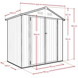 WESTMANN Metalna kućica Minor 64 - 183x119x196 cm (ŠxDxV) - BRANDED IN GERMANY | shoptok.hr
