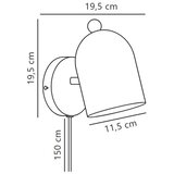 Nordlux zidna svetiljka gaston 1xE27/15W/230V zelena | Eponuda.com