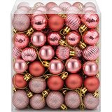 Set božićnih kuglica 150 kom. Ružičasta i roza 3 cm Polistiren | shoptok.hr